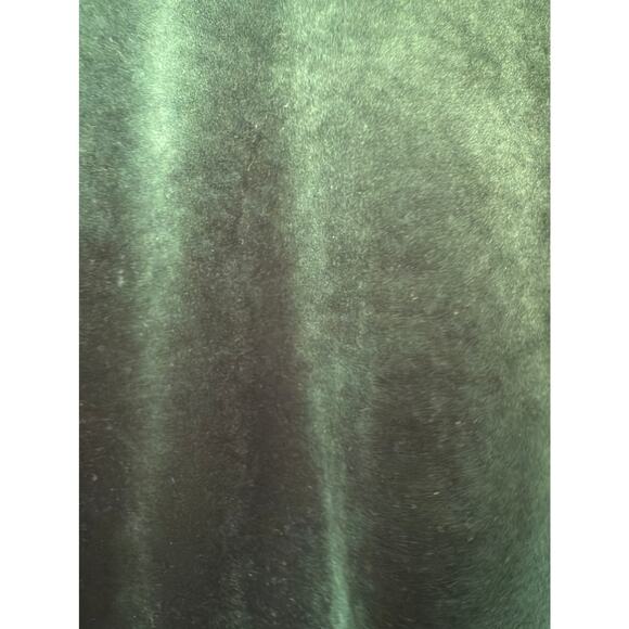 Gap Velvet Shirt Vintage Green Basic Moody Gremlin Earthy Long Sleeve Medium - Picture 6 of 11